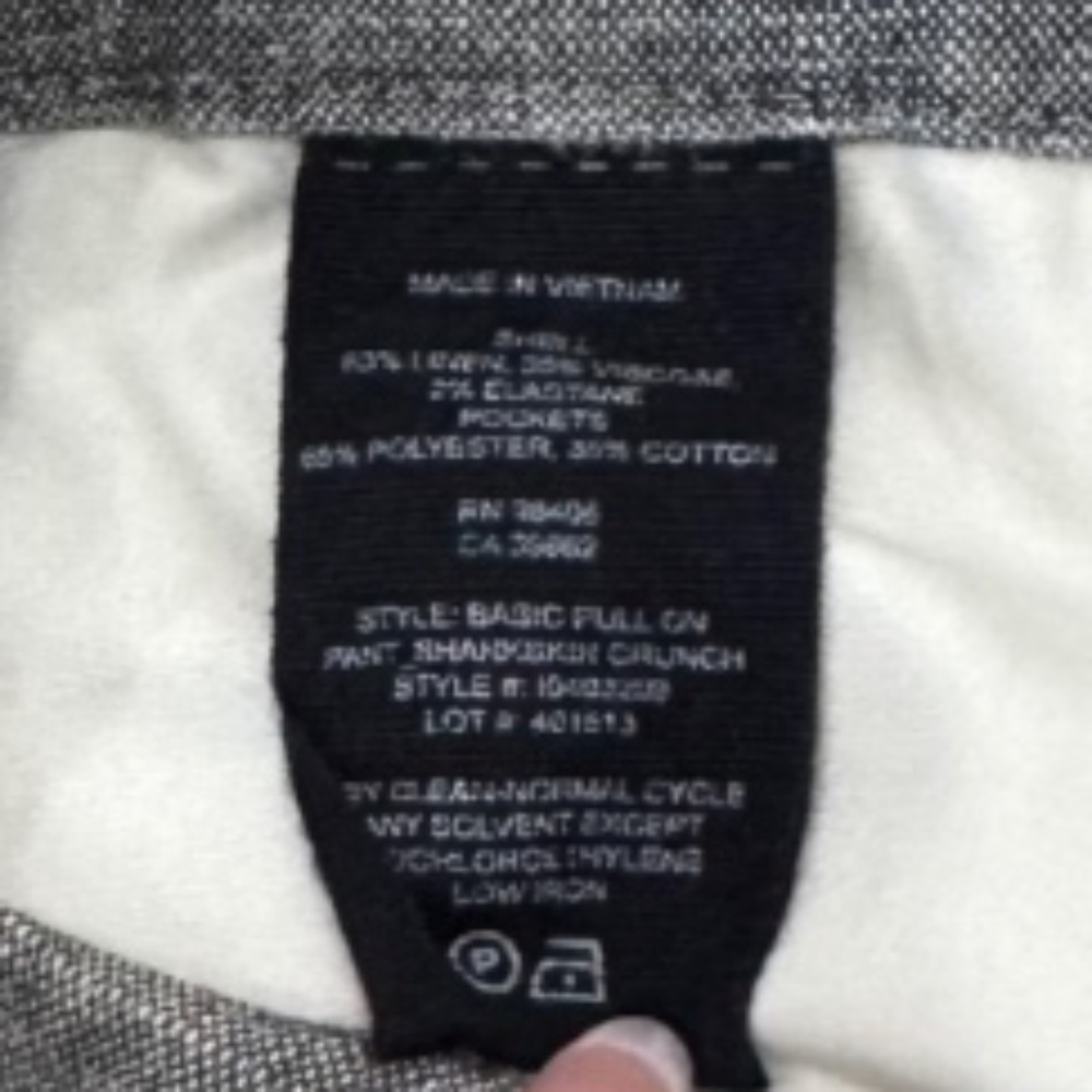 Theory Basic Pull On Pant Sharkskin Crunch - image 6